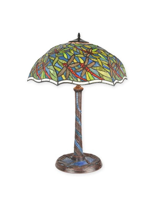 Large Mosaic Tiffany-Style Table Lamp, 80 cm