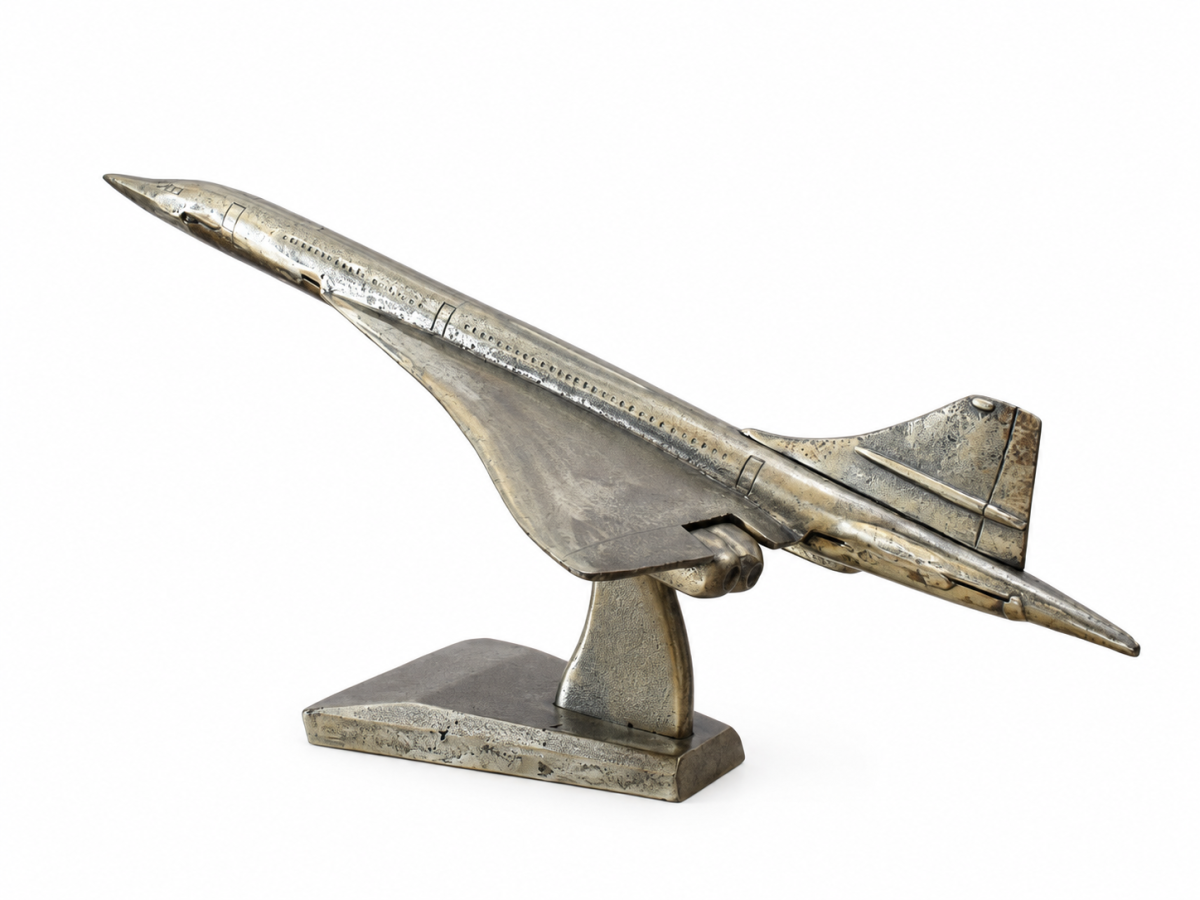Cast Iron Concorde Model