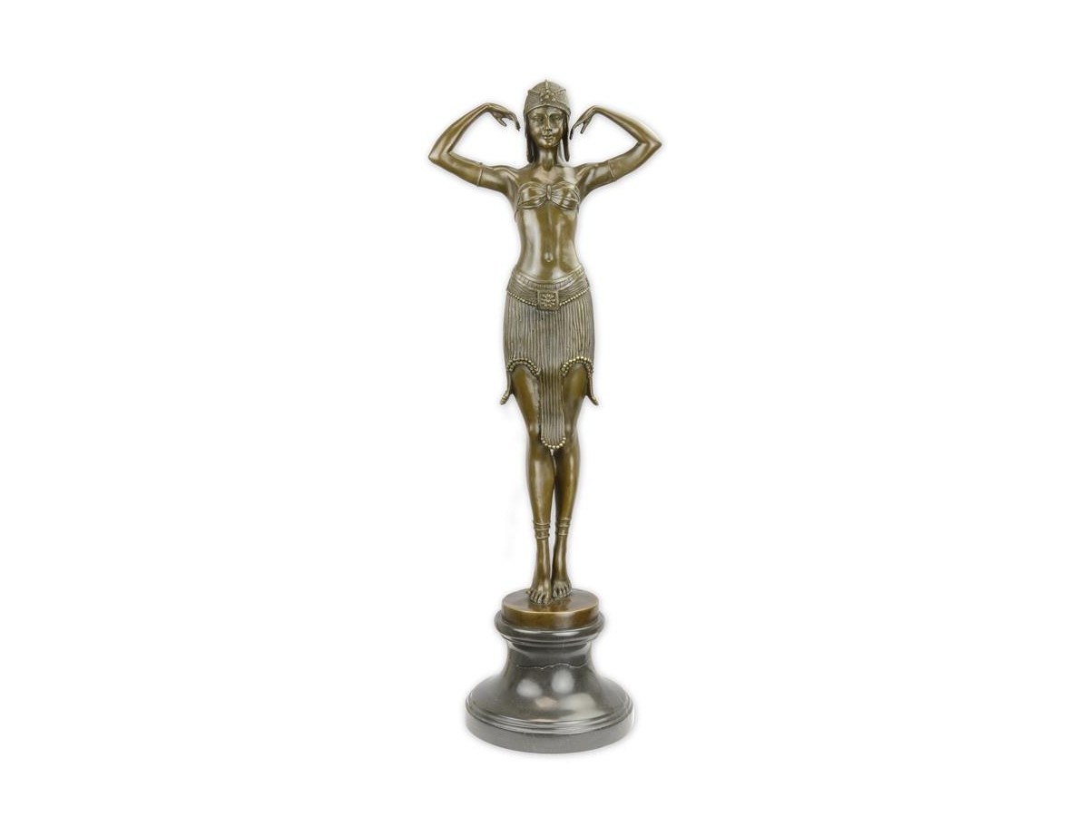 Scarab Dancer Bronze Sculpture, 75 cm