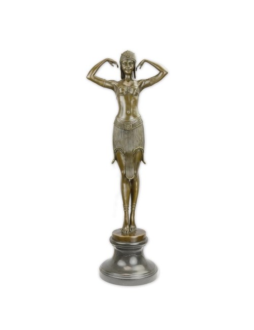 Scarab Dancer Bronze Sculpture, 75 cm