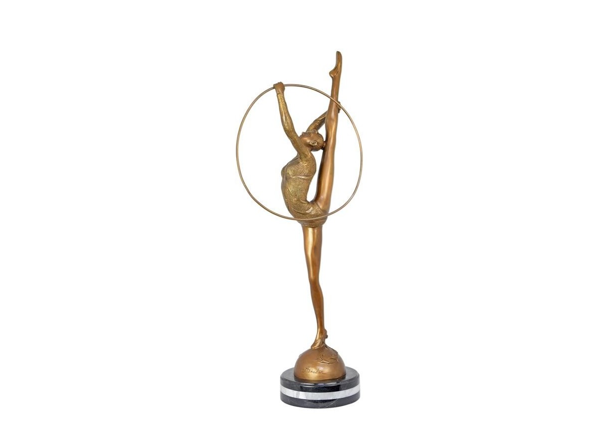 Hoop Dancer Bronze Sculpture, 90 cm